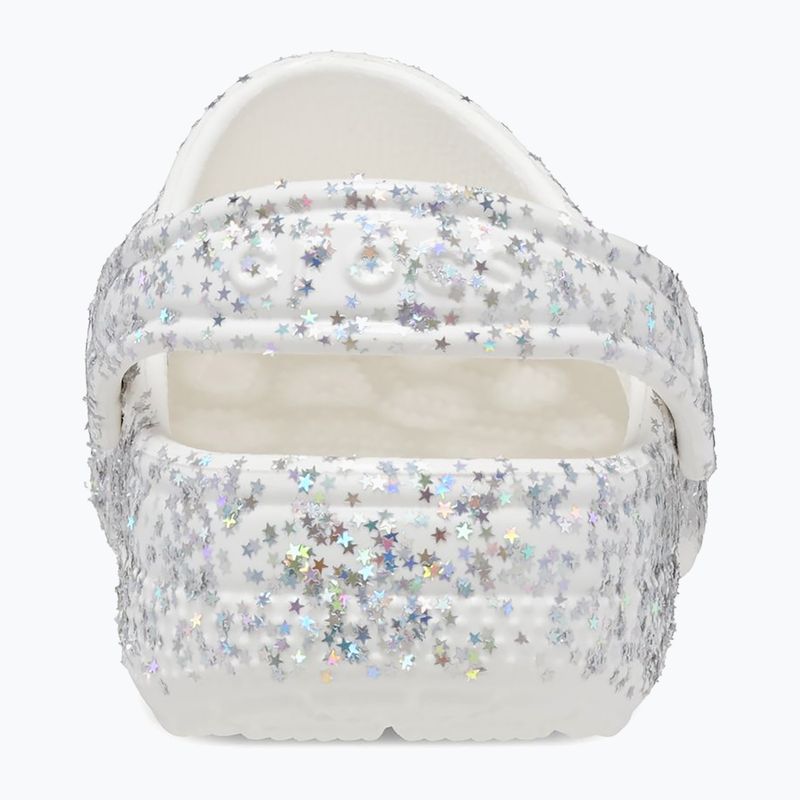 Vaikiškos šlepetės Crocs Classic Starry Glitter white 11