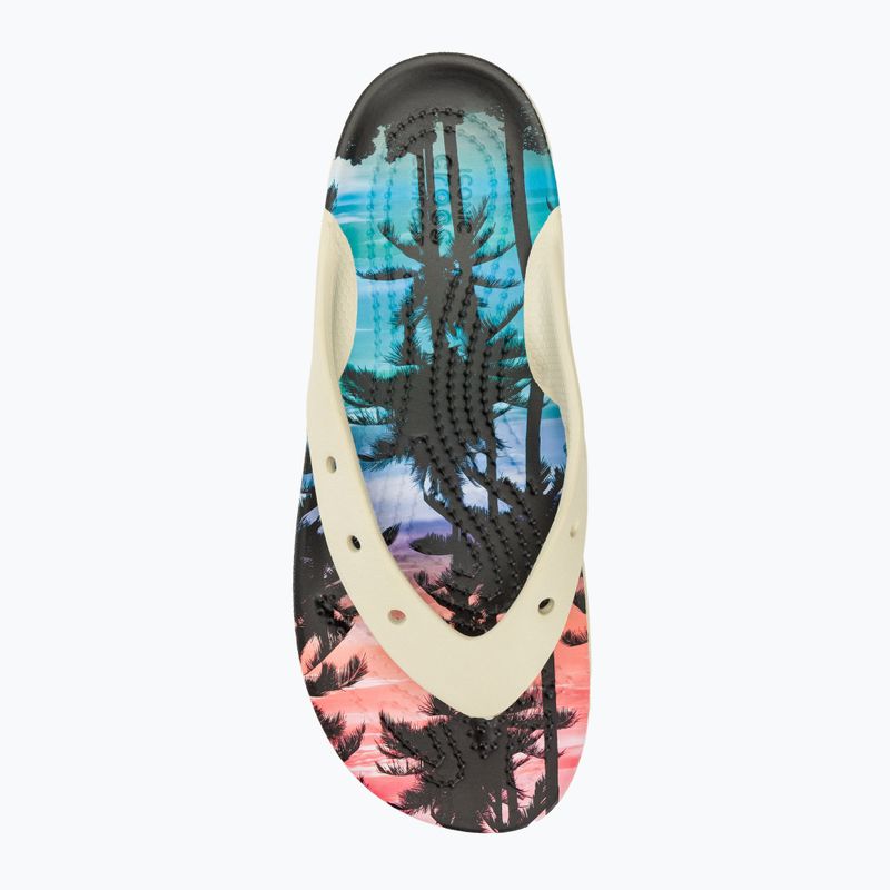 Moteriškos šlepetės Crocs Classic Platform Retro Resort bone/multi 5