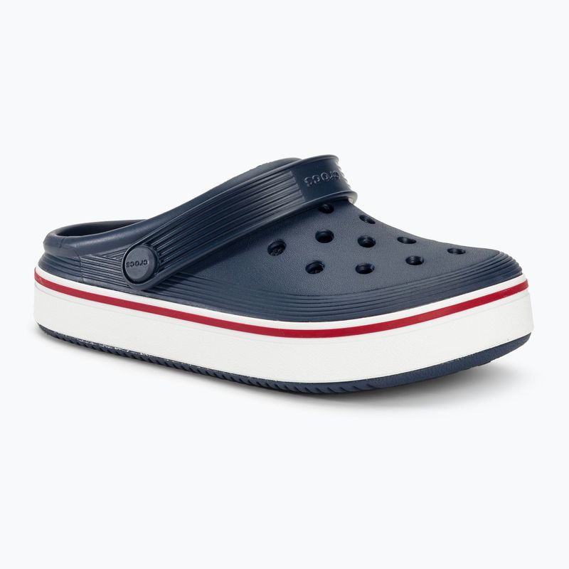 Vaikiškos šlepetės Crocs Crocband Clean Of Court Clog 208477 navy/pepper