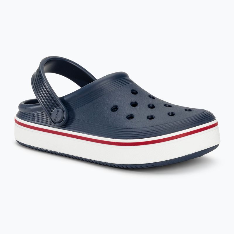 Vaikiškos šlepetės Crocs Crocband Clean Of Court Clog 208477 navy/pepper 2