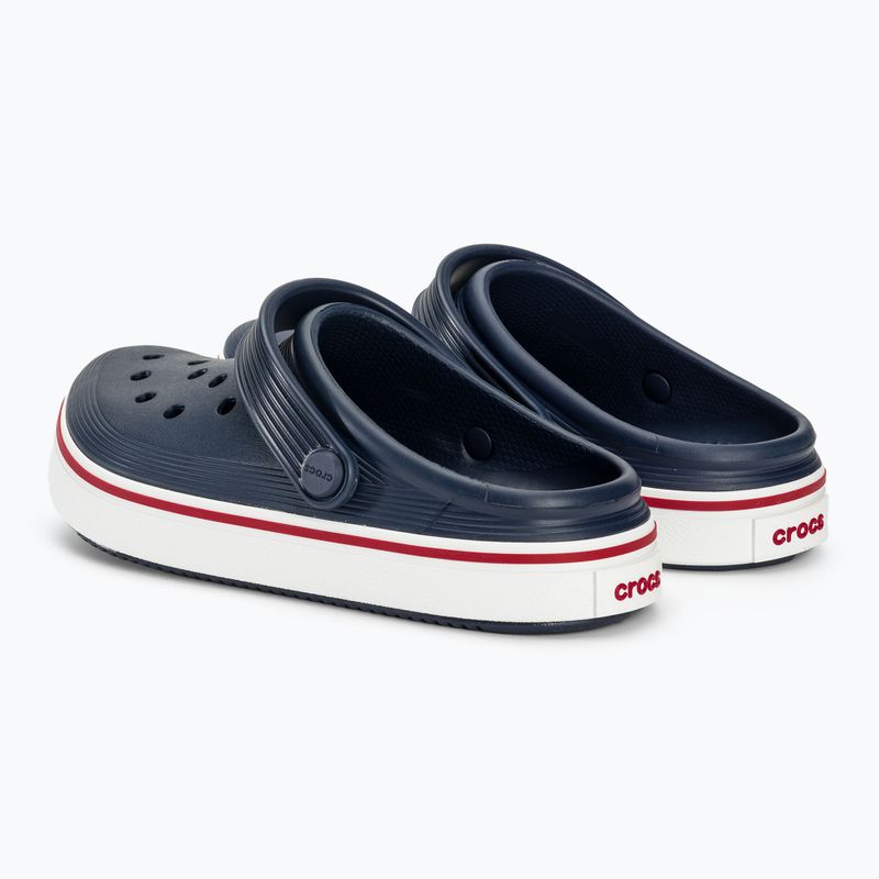 Vaikiškos šlepetės Crocs Crocband Clean Of Court Clog 208477 navy/pepper 4