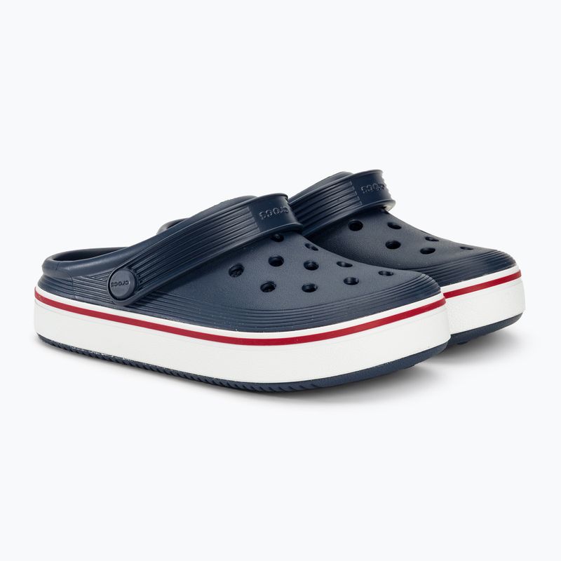 Vaikiškos šlepetės Crocs Crocband Clean Of Court Clog 208477 navy/pepper 5