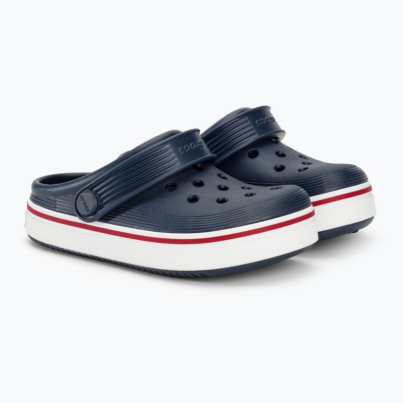 Vaikiškos šlepetės Crocs Crocband Clean Of Court Clog navy/pepper 5