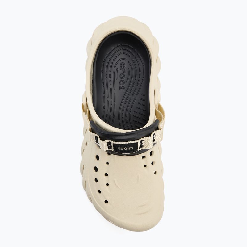 Šlepetės Crocs Echo Clog bone/black 6