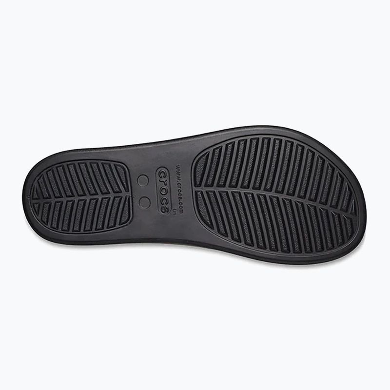 Moteriškos šlepetės per pirštą Crocs Brooklyn black 13