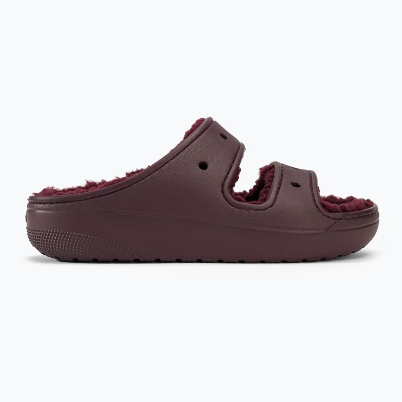 Šlepetės Crocs Classic Cozzzy dark cherry 2