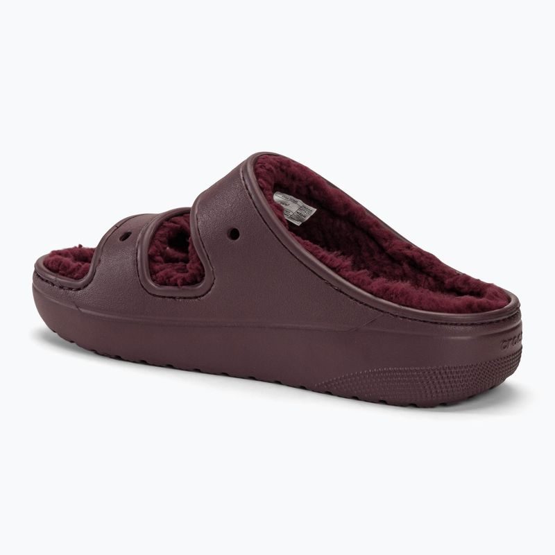 Šlepetės Crocs Classic Cozzzy dark cherry 3