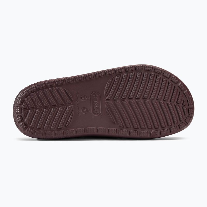 Šlepetės Crocs Classic Cozzzy dark cherry 4