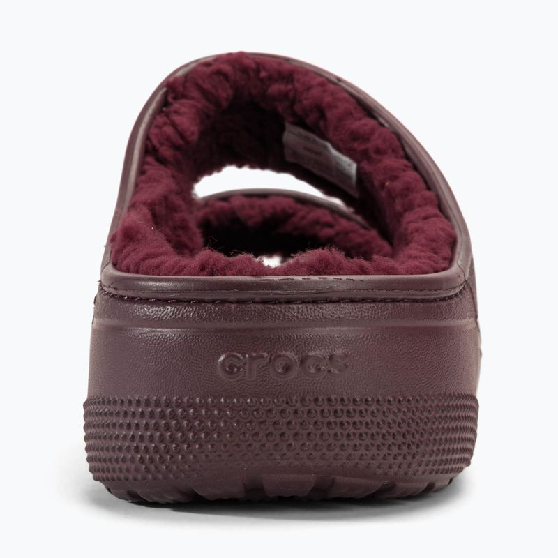 Šlepetės Crocs Classic Cozzzy dark cherry 6