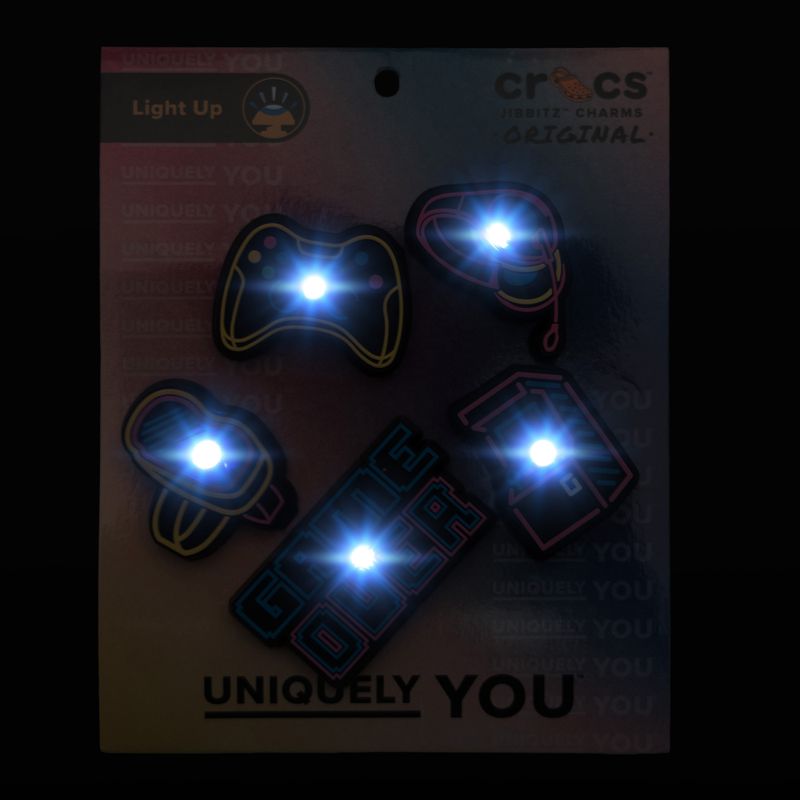 Sagės Crocs Lights Up Neon Gamer lights up neon gamer 5 pack 2