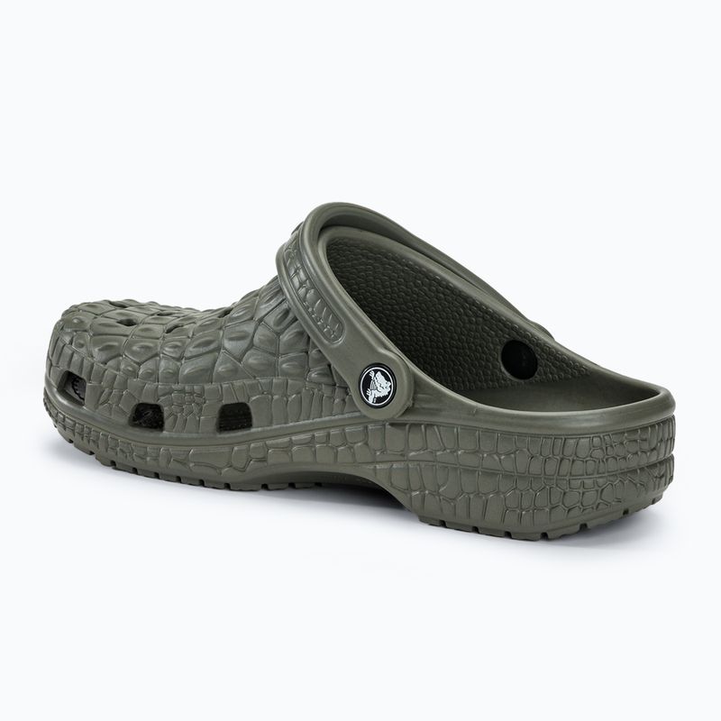 Crocs Classic Crocskin dusty olive šlepetės 4