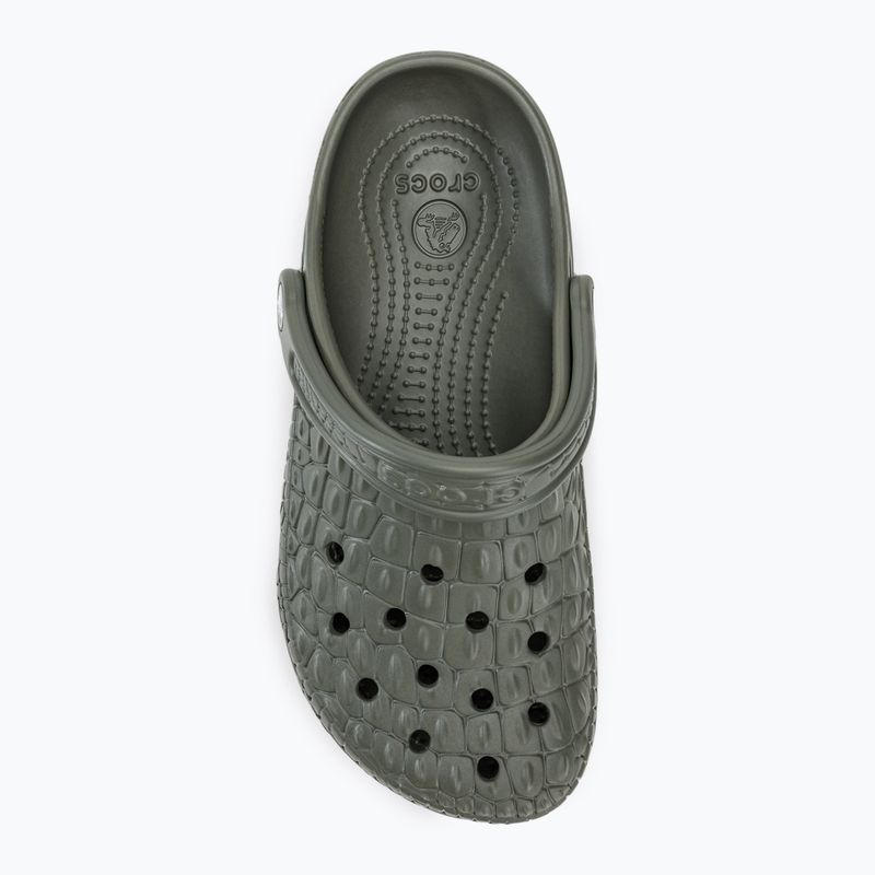 Crocs Classic Crocskin dusty olive šlepetės 6