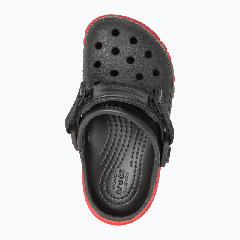 Vaikiškos šlepetės Crocs Duet Max II Clog Toddler black/varsity red 6