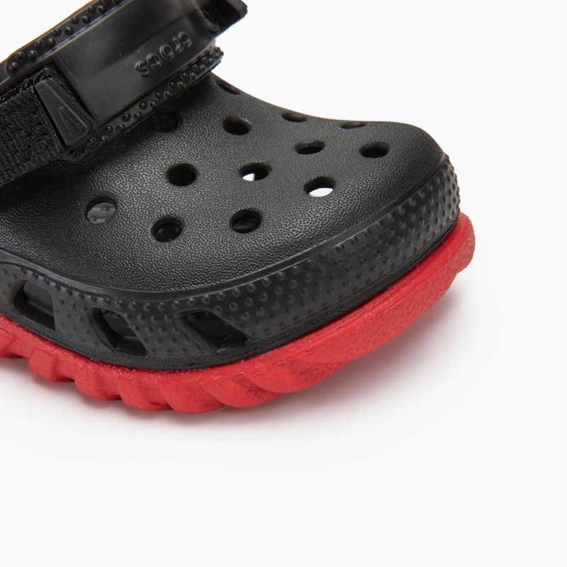 Vaikiškos šlepetės Crocs Duet Max II Clog Toddler black/varsity red 8