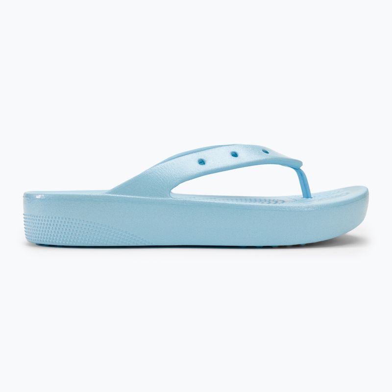 Moteriškos šlepetės Crocs Classic Platform Meta Pearl blue calcite 2