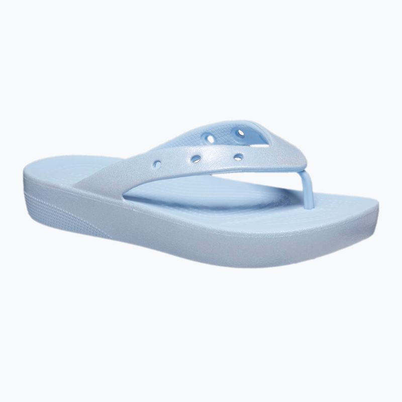 Moteriškos šlepetės Crocs Classic Platform Meta Pearl blue calcite 9