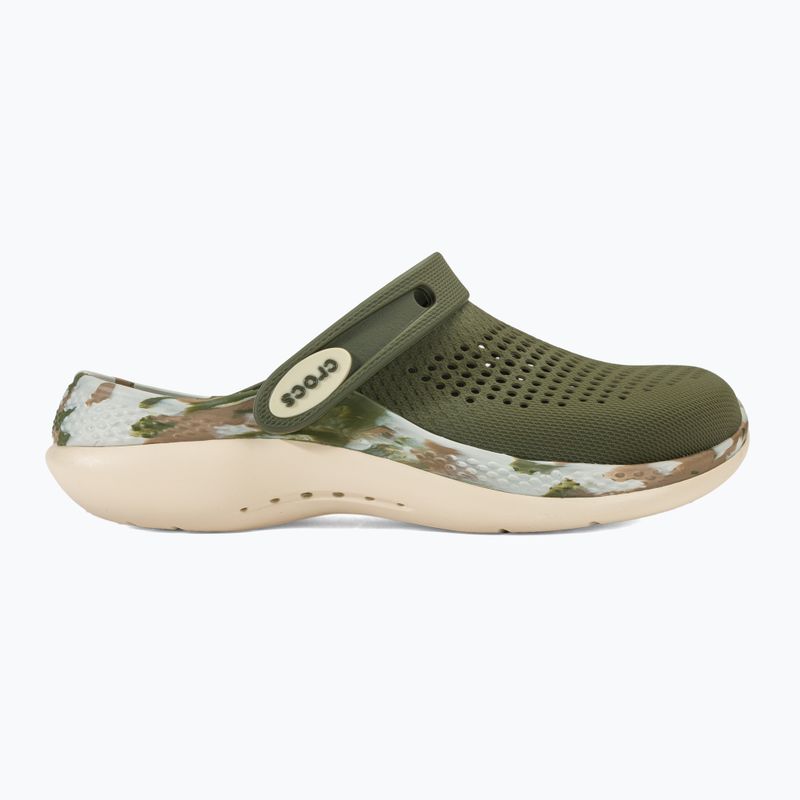 Šlepetės Crocs LiteRide 360 Marbled Clog army green/multi 3