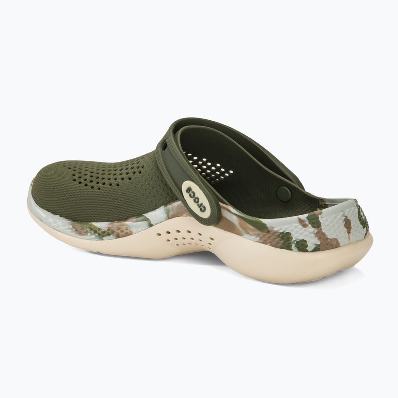 Šlepetės Crocs LiteRide 360 Marbled Clog army green/multi 4
