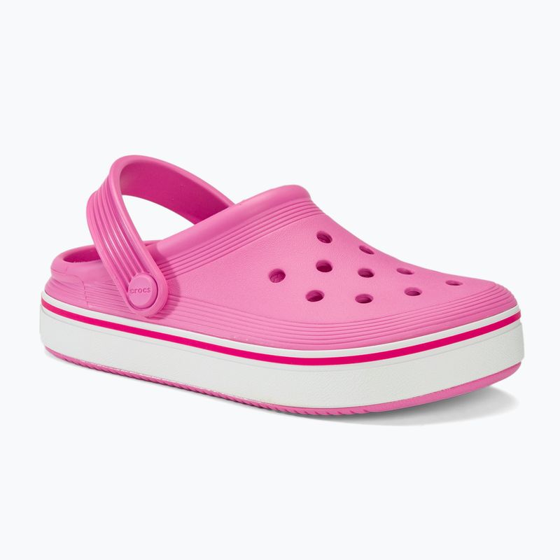 "Crocs Crocband Clean Off Court Clog taffy pink" vaikiškos šlepetės 2