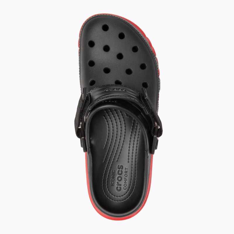 Šlepetės Crocs Duet Max II Clog black/varsity red 6