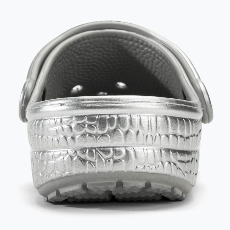 Šlepetės Crocs Classic Metallic Crocskin silver 7