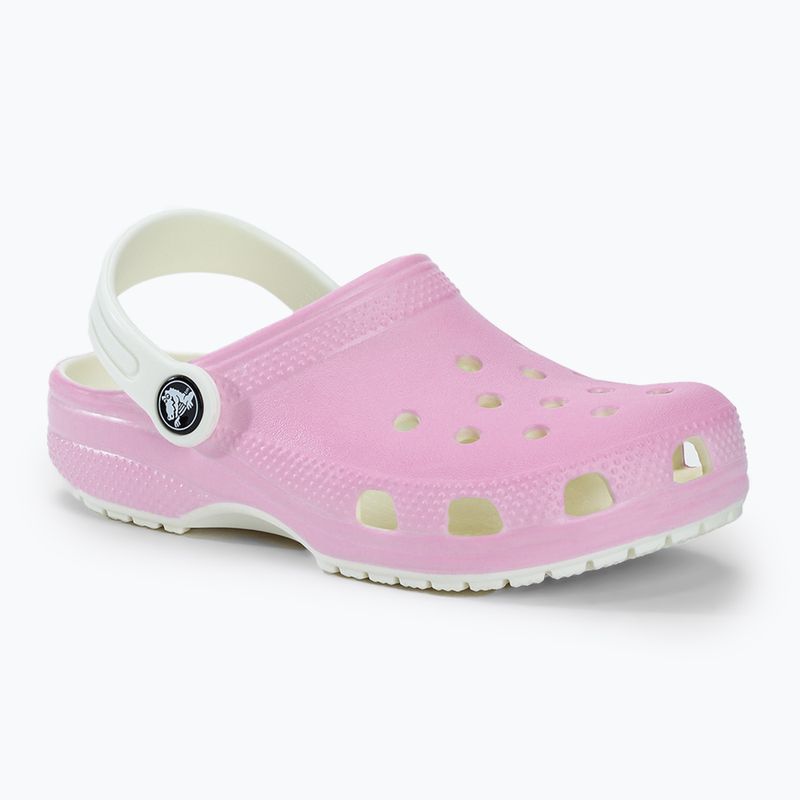 Vaikiškos šlepetės Crocs Classic Glow in the Dark flamingo 2