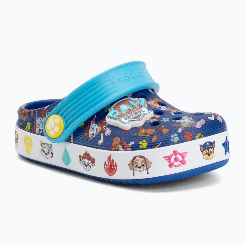 Vaikiškos šlepetės Crocs Paw Patrol Off Court Clog blue