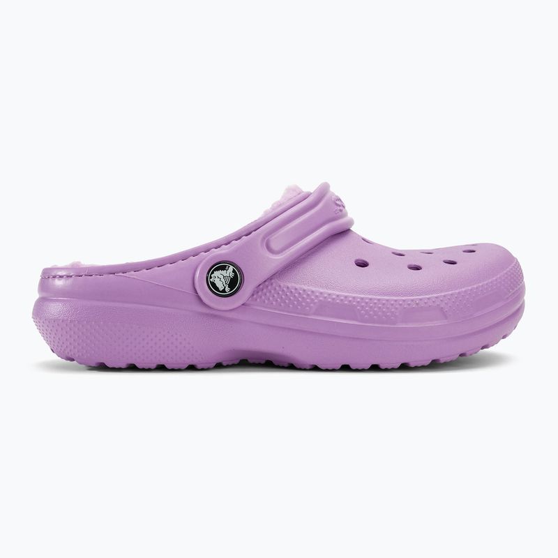 Vaikiškos šlepetės Crocs Classic Lined orchid 3