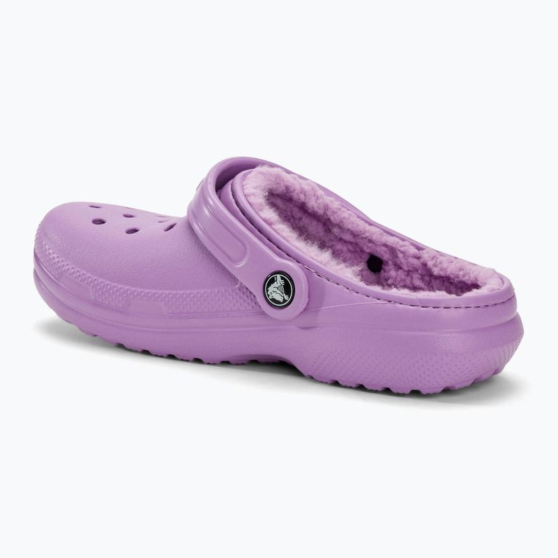 Vaikiškos šlepetės Crocs Classic Lined orchid 4