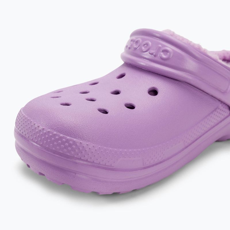 Vaikiškos šlepetės Crocs Classic Lined orchid 8