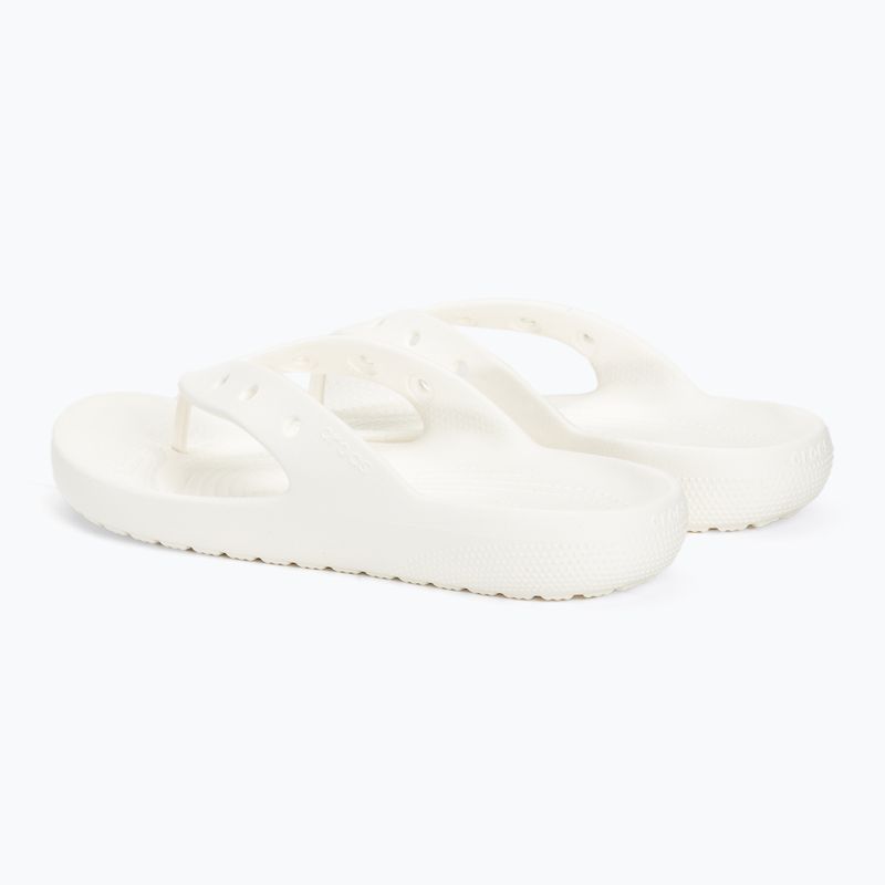 Šlepetės per pirštą Crocs Classic Flip V2 white 3