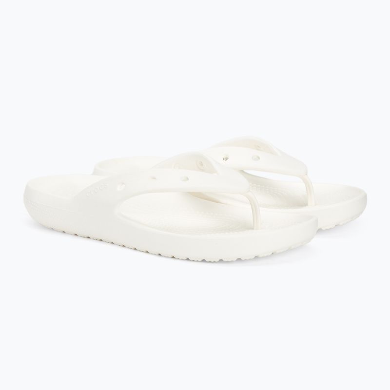 Šlepetės per pirštą Crocs Classic Flip V2 white 4