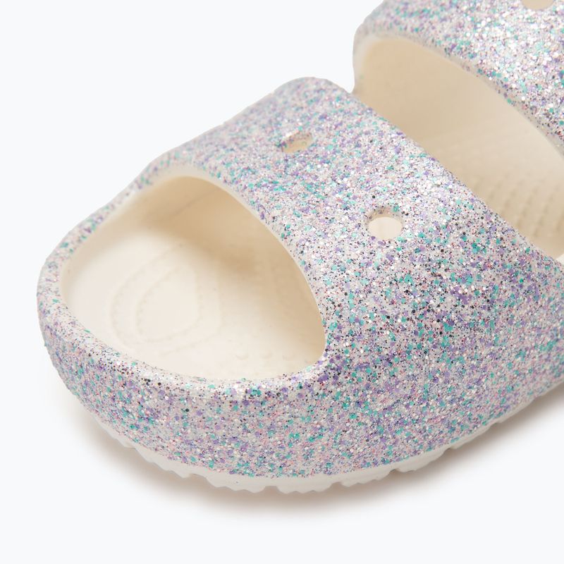 Vaikiškos šlepetės Crocs Classic Glitter V2 Kids mystic glitter 7