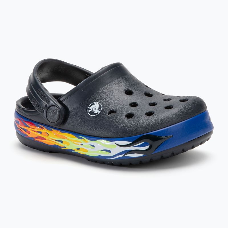 Vaikiškos šlepetės Crocs Crocband Lights Clog Toddler deep navy 2