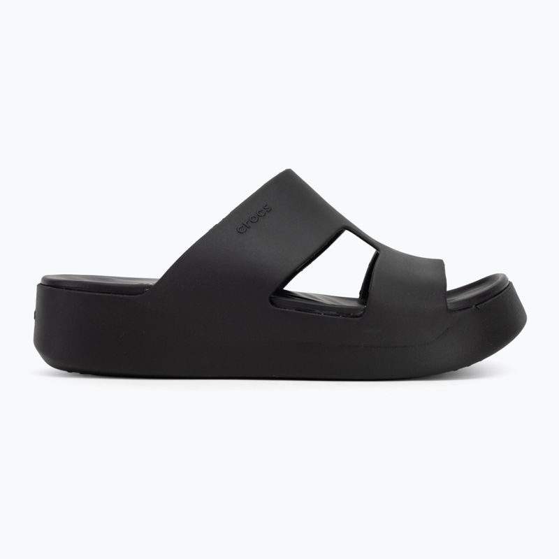 Moteriškos šlepetės Crocs Gateway Platform H-Strap black 2