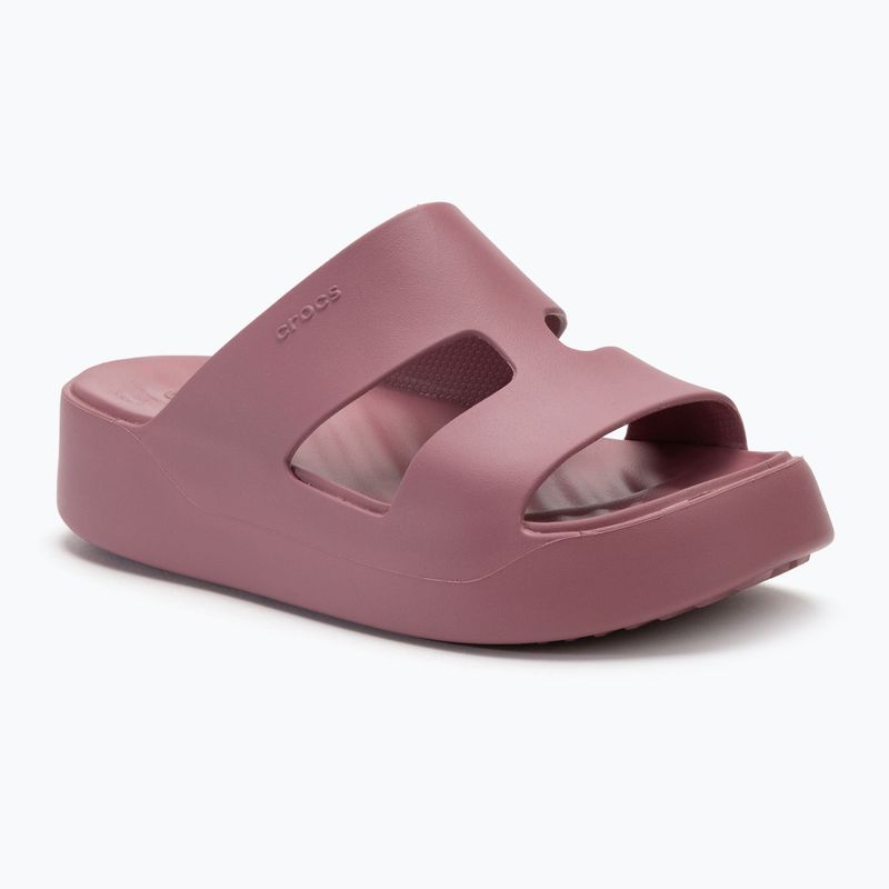 Moteriškos šlepetės Crocs Gateway Platform H-Strap cassis