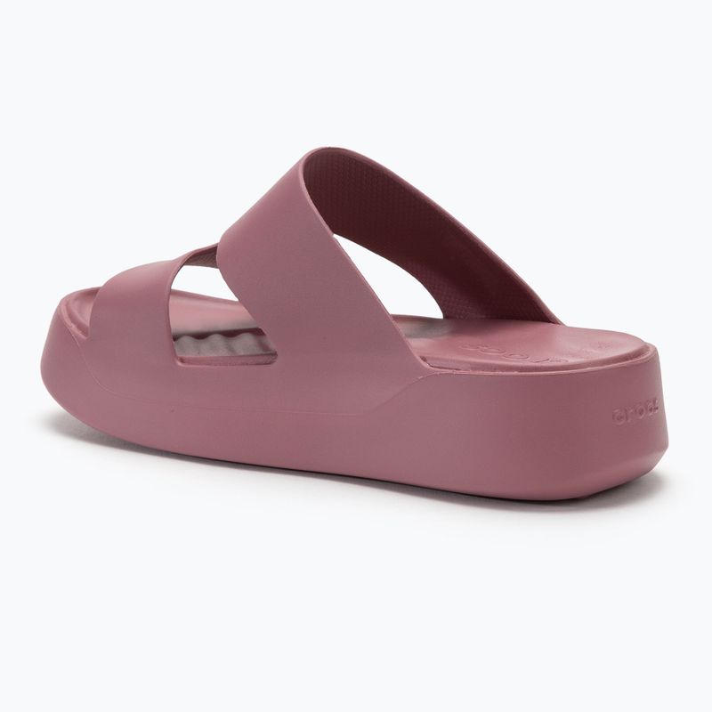 Moteriškos šlepetės Crocs Gateway Platform H-Strap cassis 3