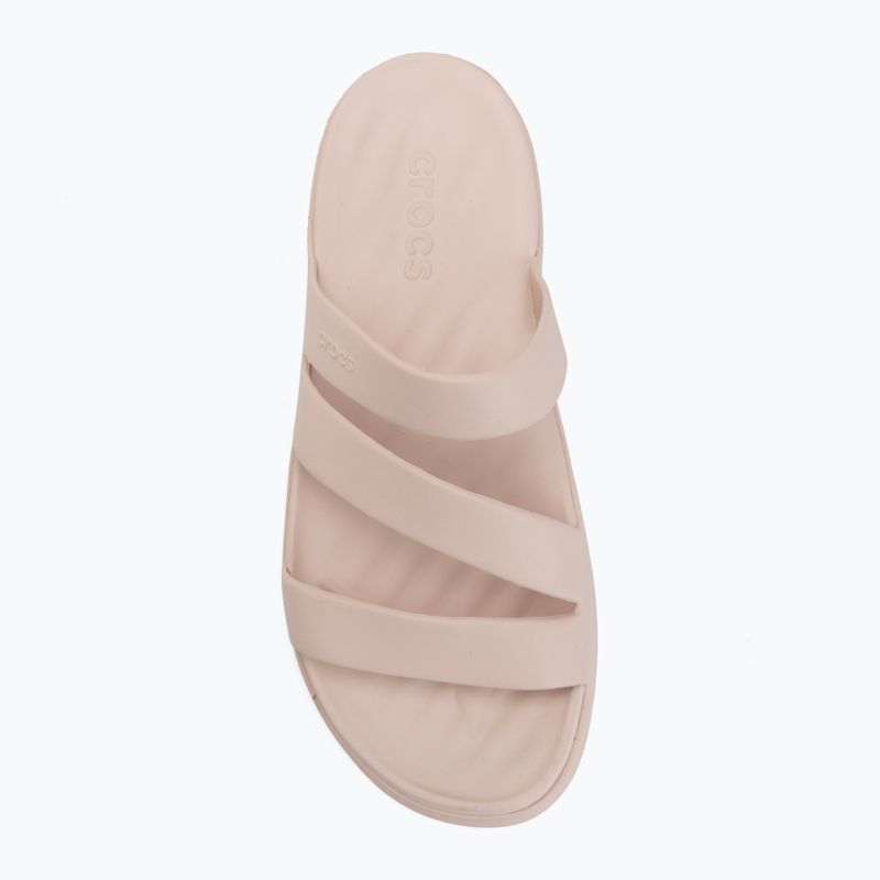 Moteriškos šlepetės Crocs Getaway Strappy quartz 5