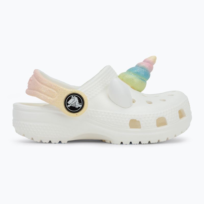Vaikiškos šlepetės Crocs Classic IAM Rainbow Unicorn CgT chalk 3