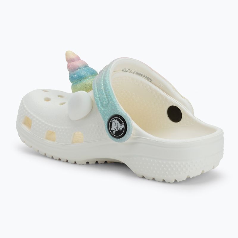 Vaikiškos šlepetės Crocs Classic IAM Rainbow Unicorn CgT chalk 4
