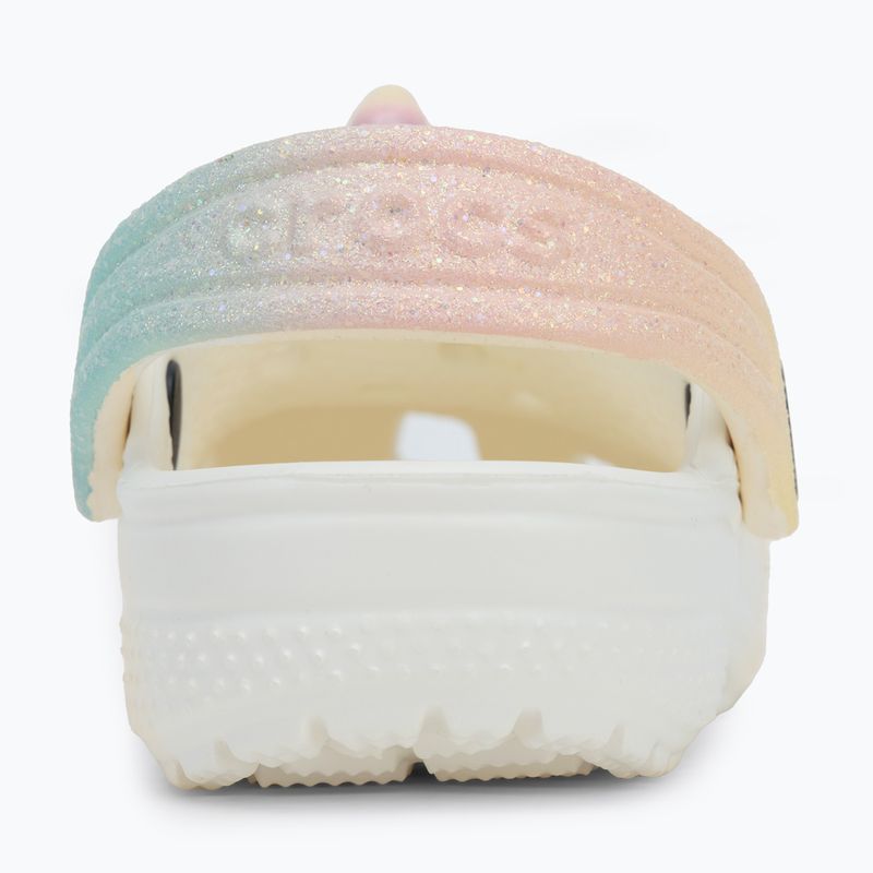 Vaikiškos šlepetės Crocs Classic IAM Rainbow Unicorn CgT chalk 7