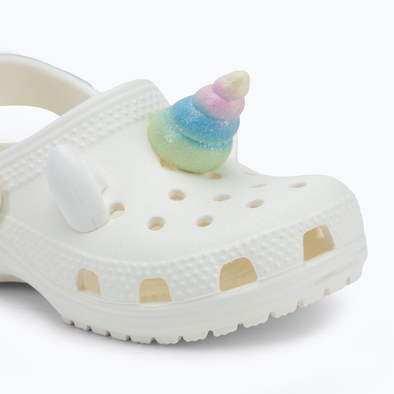 Vaikiškos šlepetės Crocs Classic IAM Rainbow Unicorn CgT chalk 8