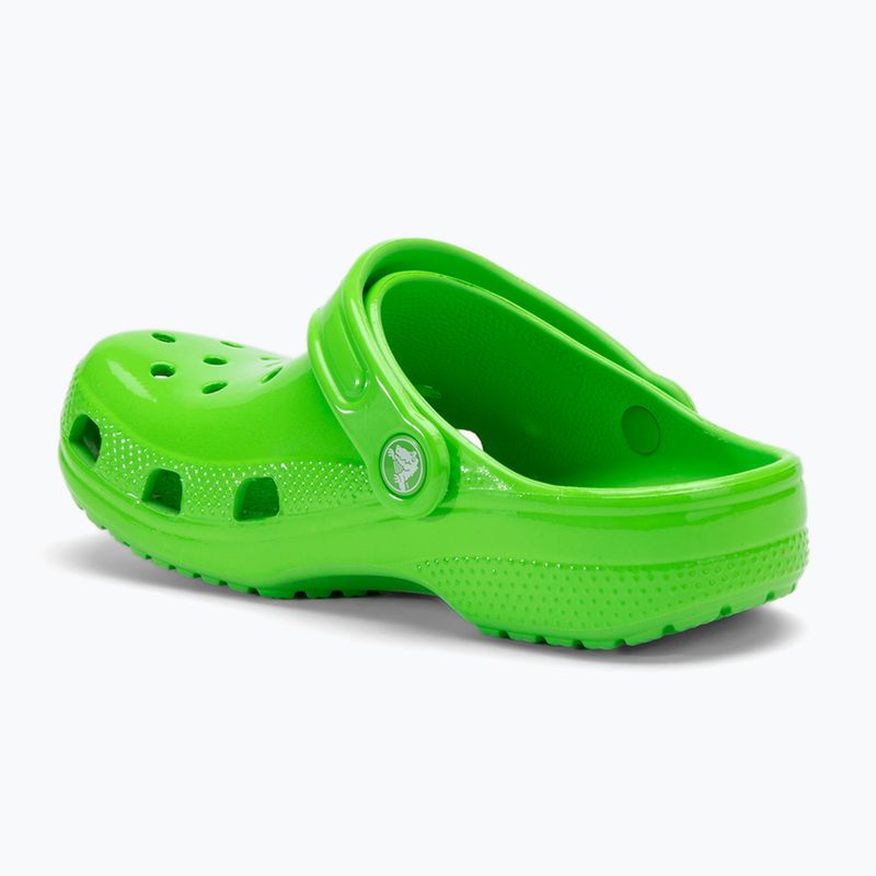 Vaikiškos šlepetės Crocs Classic Neon Highlighter Clog Kids green slime 4