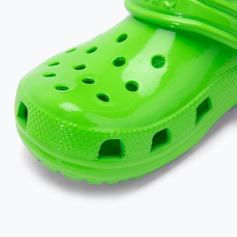 Vaikiškos šlepetės Crocs Classic Neon Highlighter Clog Kids green slime 8