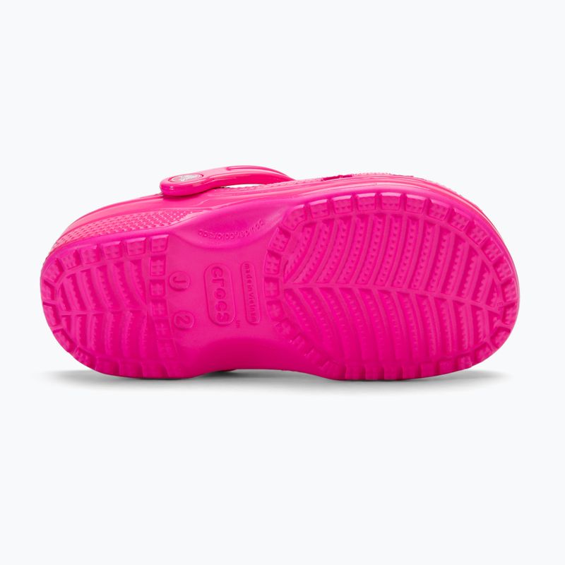 Vaikiškos šlepetės Crocs Classic Neon Highlighter Clog pink crush 5