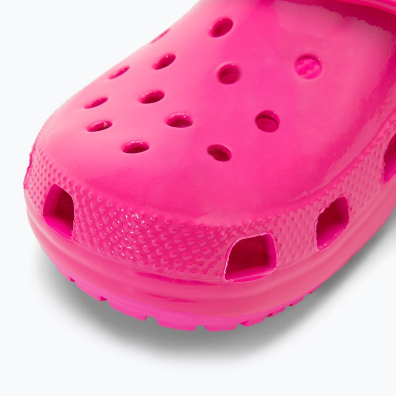 Vaikiškos šlepetės Crocs Classic Neon Highlighter Clog pink crush 8