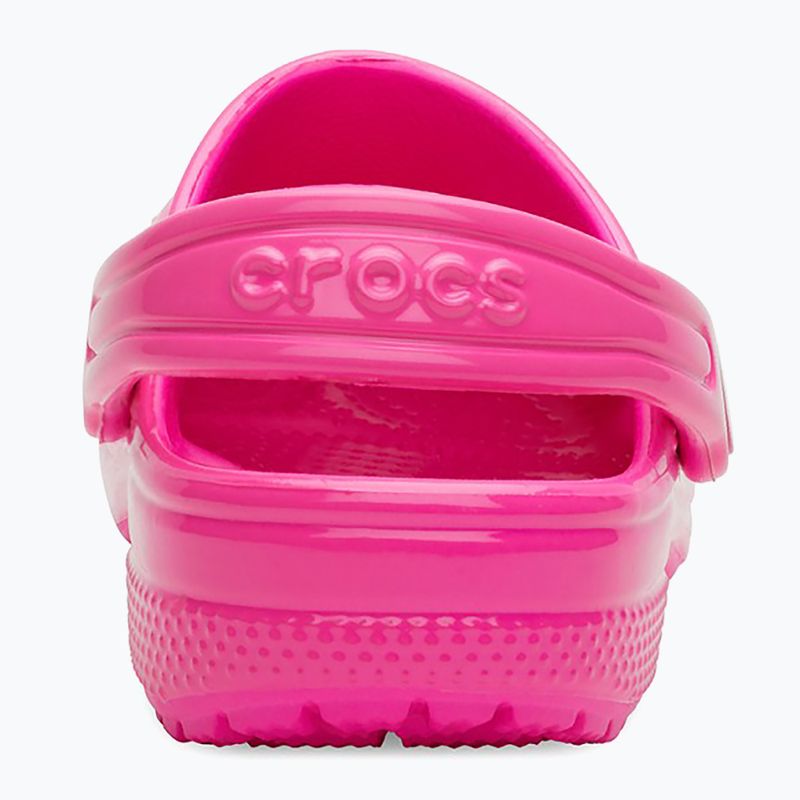 Vaikiškos šlepetės Crocs Classic Neon Highlighter Clog pink crush 12