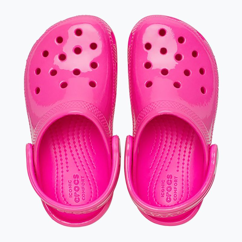 Vaikiškos šlepetės Crocs Classic Neon Highlighter Clog pink crush 13