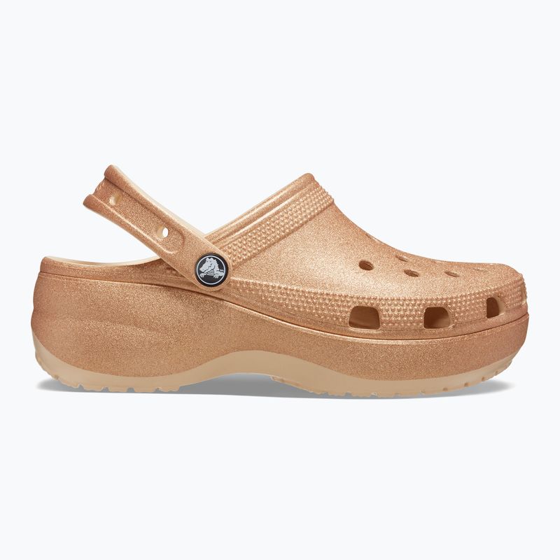 Moteriškos šlepetės Crocs Classic Platform Glitter shitake 10