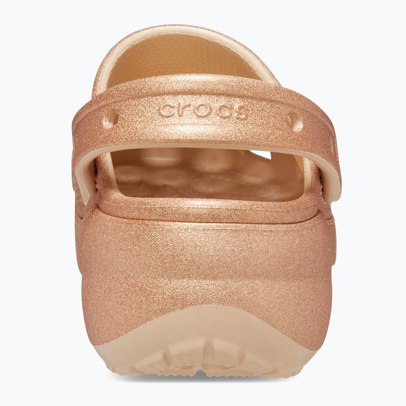 Moteriškos šlepetės Crocs Classic Platform Glitter shitake 11